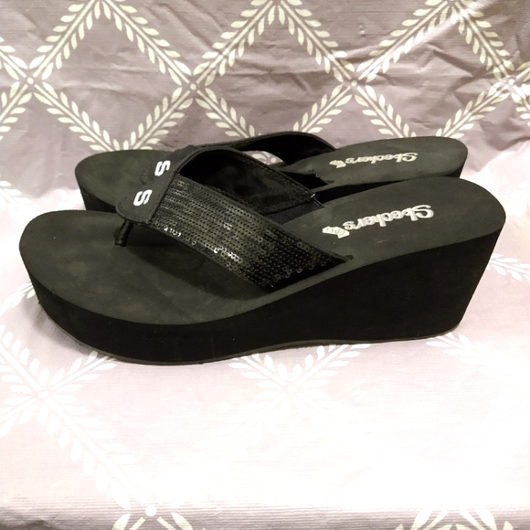 Skechers Shoes - Skechers Platform Thong Sandals